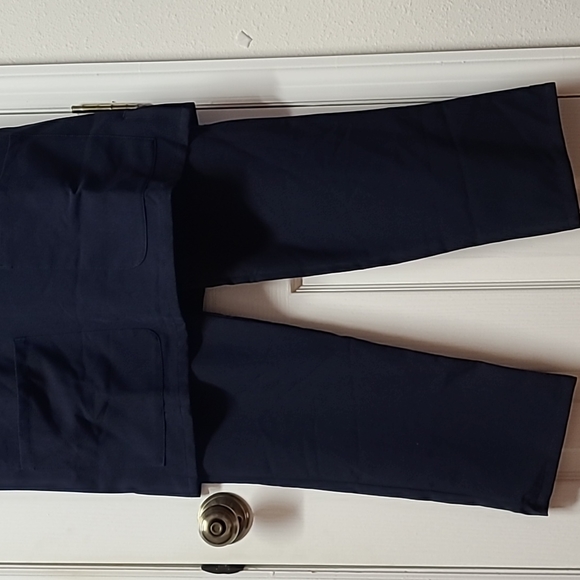 Scrubs set Noflik Women's XL Anti-Wrinkle Soft Stretch V Neck Navy Blue FIGS st - Picture 2 of 10